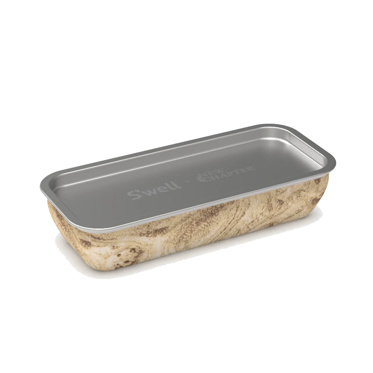 S’well x New Chapter Vitamin Case – Blonde Wood