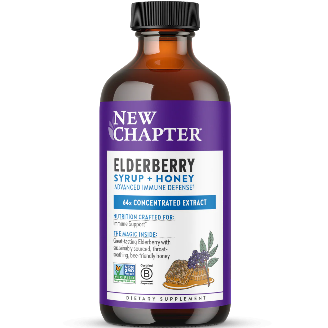 Elderberry Syrup + Honey