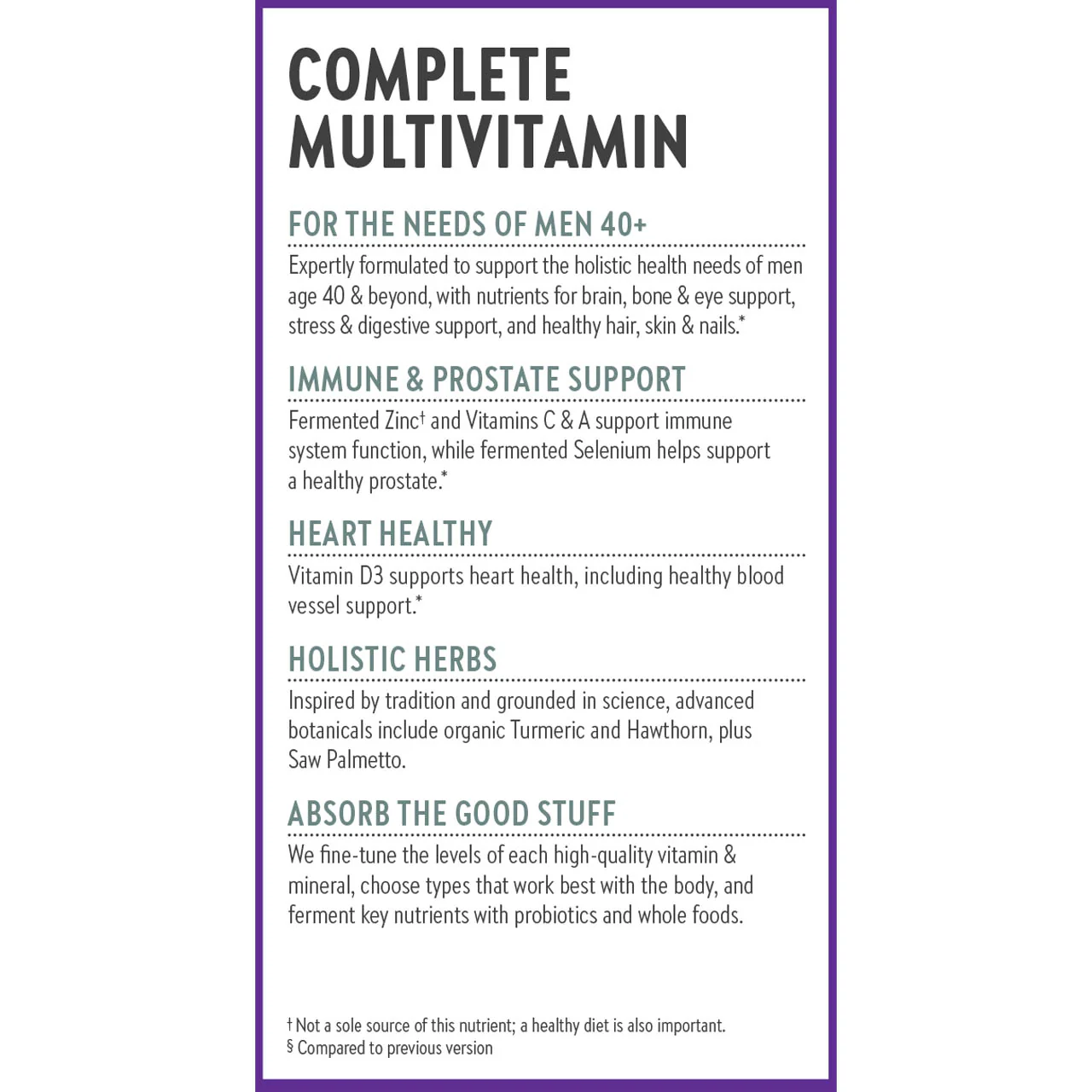 Every Man™'s One Daily 40+ Multivitamin - Image 6
