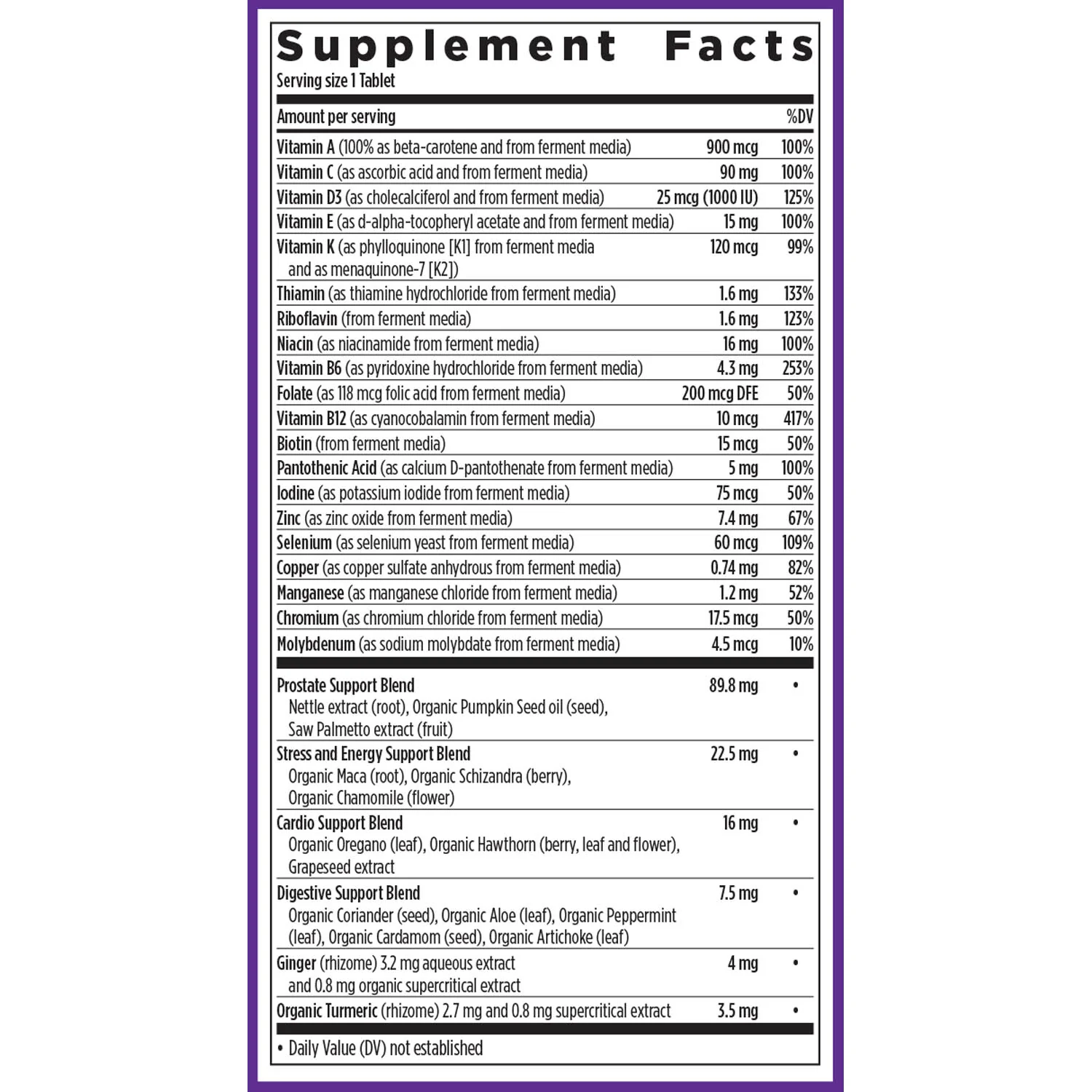 Every Man™'s One Daily 40+ Multivitamin - Image 8