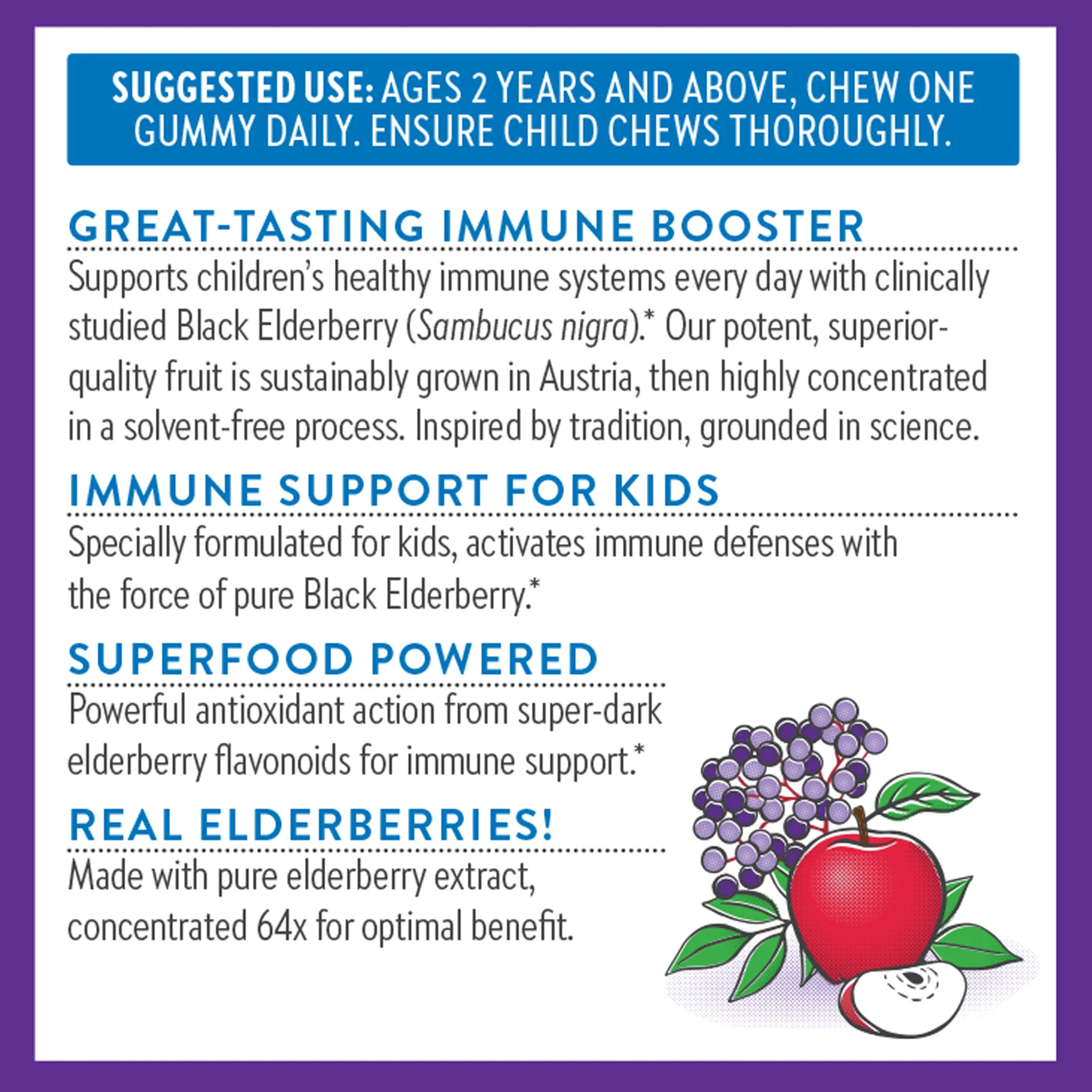 Kids Organic Elderberry Whole-Food Gummies - Image 7