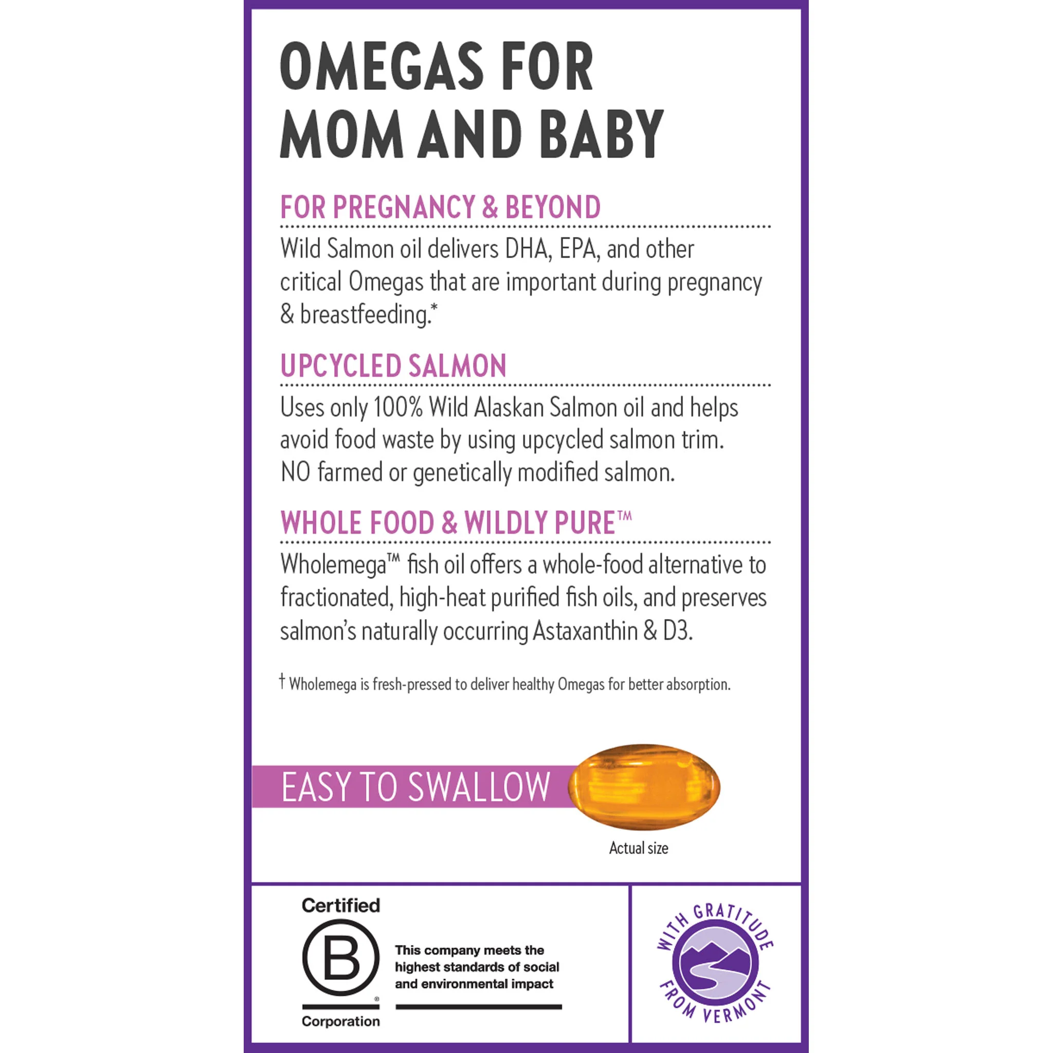 Wholemega™ Fish Oil for Moms - Image 7